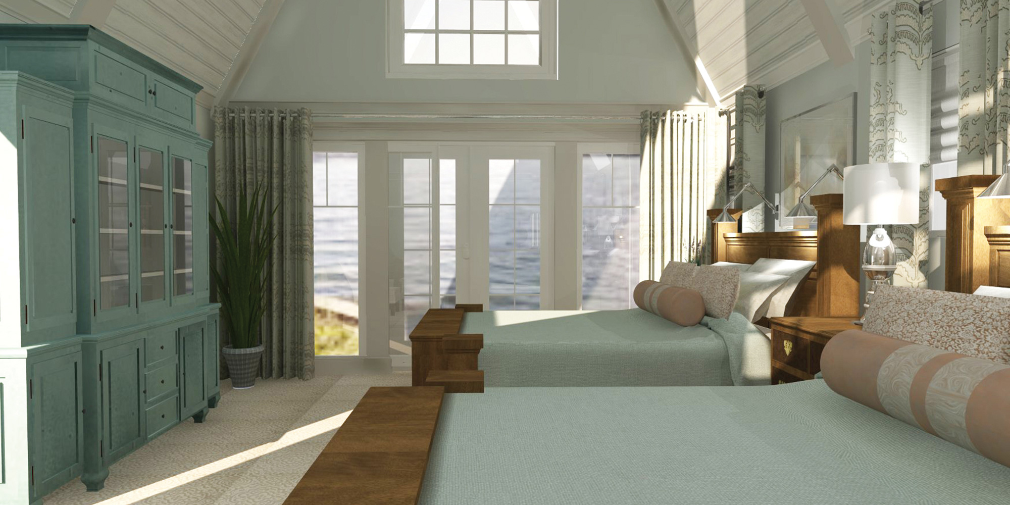 Digital Rendering - Master Bedroom - DMC Design
